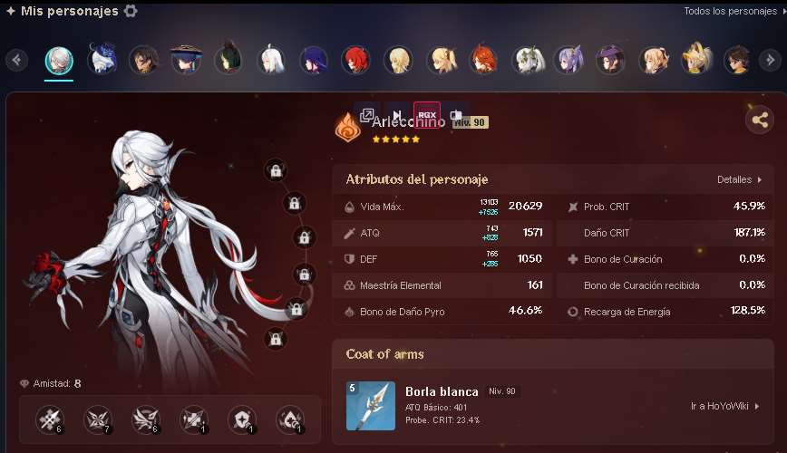 Game account sale Genshin Impact